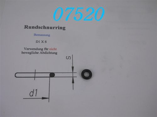 6,5x3 Rundschnurring