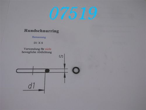 6,5x1,5 Rundschnurring