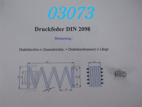 1,4x5,5x12 Druckfeder DIN 2098