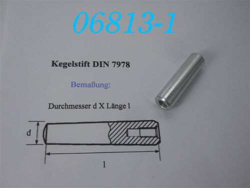 13x50mm Kegelstift, DIN 7978