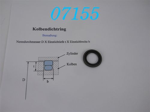 S 55014-320-46 Hydraulik-Kolbendichtung; Glyd-Ring; Turcon-Stepseal; d: 32mm; b: 4mm; Tiefe: 5,5mm