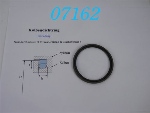 S 55044-750-46 Hydraulik-Kolbendichtung Glyd-Ring, Turcon-Stepseal; d: 75mm; b: 4mm; Tiefe: 5,5mm