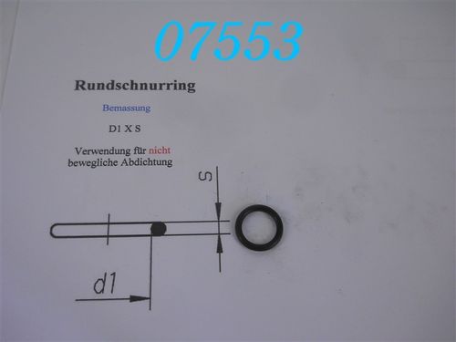 13x2,5 Rundschnurring