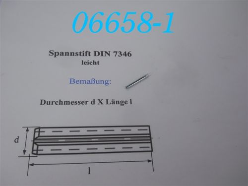 Spannstift 2x20mm DIN 7346  -VERZINKT-