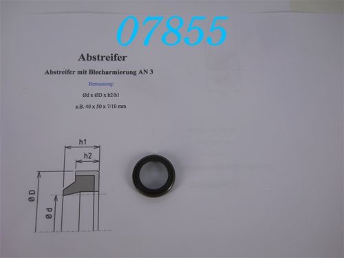 AS 22x32x7/10 Mm Abstreifer/Abstreifring AN 3