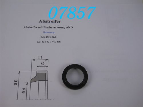 AS 28x40x7/10 Mm Abstreifer/Abstreifring AN 3
