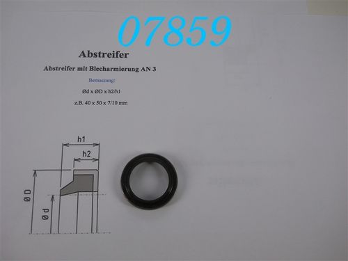 AS 40x28x7/10 Mm Abstreifer/Abstreifring