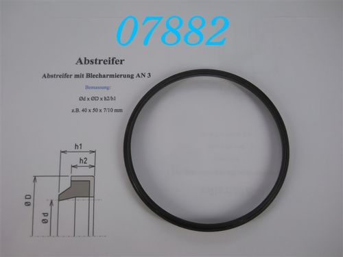 AS 115x125x7/10 Mm Abstreifer/Abstreifring AN 3